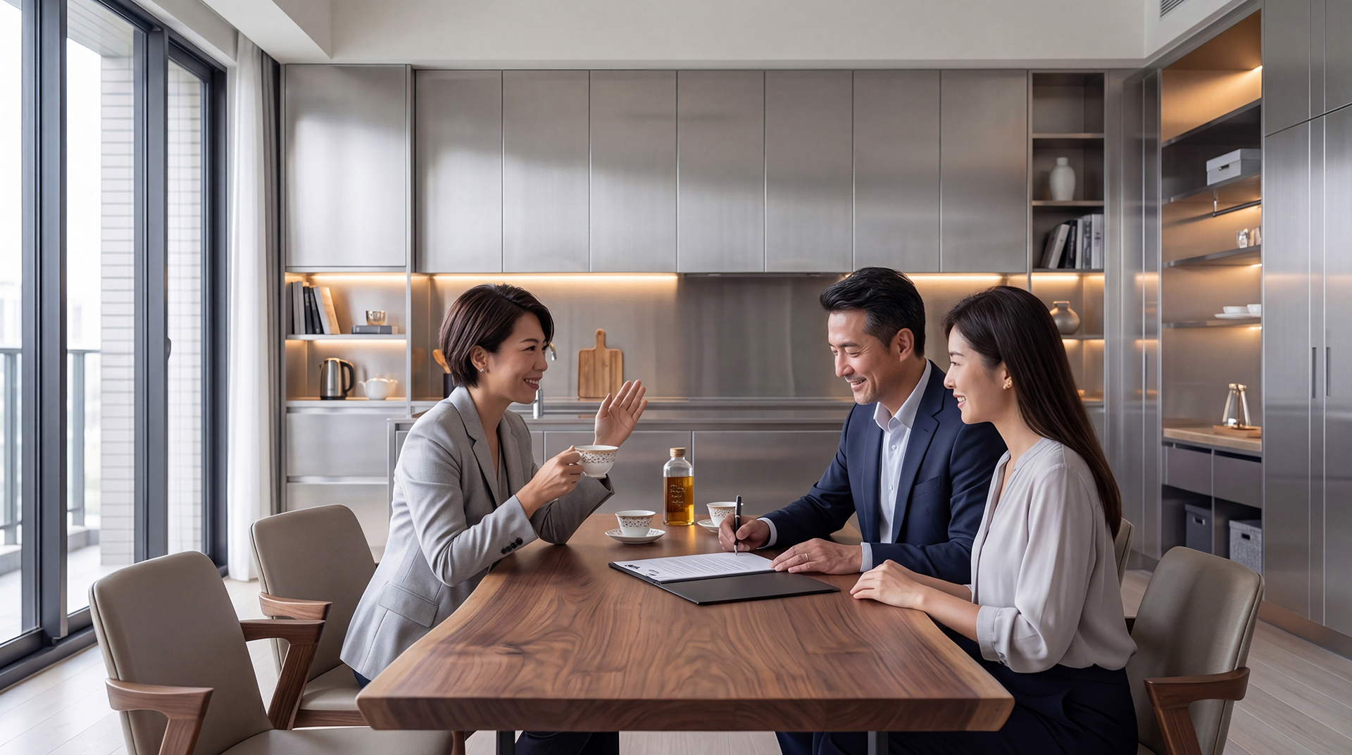 全屋櫃體整合合作示意