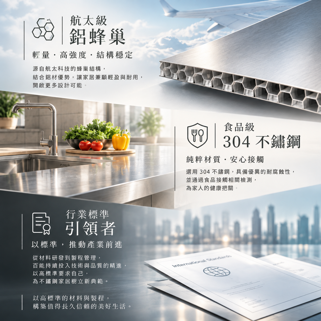 百能家居｜以高標準打造值得信賴的不鏽鋼家居